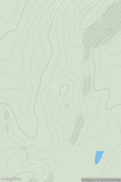 Thumbnail image for Carn na Saobhaidhe South Top [Glen Albyn and the Monadh Liath] [NH400056] showing contour plot for surrounding peak